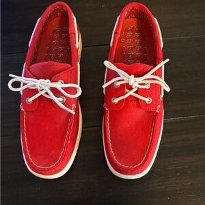 Never-worn, Eastland St. Louis Cardinals Women's Red Boat Shoes